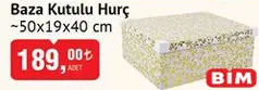BAZA KUTULU HURÇ 50X19X40 CM
